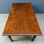 Vintage Teakhouten Koloniale Eettafel Met Lade thumbnail 24