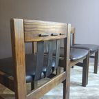 Vintage Brutalist Eetkamerstoelen thumbnail 2