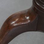 Geweldige Antieke Engelse Draaibare Barrel Leg Bird Cage Tilt Top Table Uit De 18e Eeuw thumbnail 10