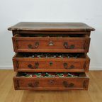 Vintage Queen Ann Ladekastje, Commode Dressoir Ladekast Badkamermeubel 117 thumbnail 6