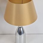 Set 2 Vintage Ikea Tafellamp Design Fleslamp Zilver Lamp '70 thumbnail 9