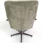 Artifort Draaifauteuil Groene Rib F171 Geoffrey Harcourt thumbnail 7