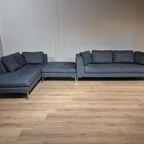 Alberta Collins Hoekbank - Chaise Longue - Stof - Blauw thumbnail 12