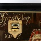 Olieverf Op Paneel, Willem H.a. Teeling - Johanna Schuyt Als Kind Met Hond thumbnail 9
