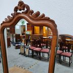 Brocante Vintage Kaptafel Make-up Tafel Met Drieluikspiegel thumbnail 11