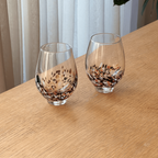 Set Of 2 Rare Vintage Ikea Handblown Glasse thumbnail 7