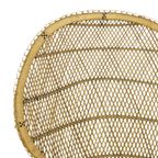 Grote Rotan Rieten Pauwstoel Troon Emanuelle Boho 131Cm thumbnail 10