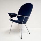 Donkerblauwe Kembo Fauteuil Van W.h. Gispen, Na 2000 thumbnail 13