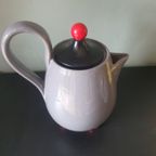 Vintage Memphis Stijl Theepot – Costantini L'ogetto, Italy, Jaren '80 thumbnail 10