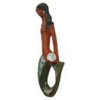 Elisabeth Vandeweghe Zeemeermin Sculptuur Keramiek Bas Reliëf Voor Perignem thumbnail 2