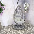 Hangstoel / Tuinstoel Mona Egg-Chair - Zand / Beige Rotan Wicker - Sens Line - Tweedekans thumbnail 2
