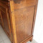 Prachtige 19de Eeuwse Dressoir In Eik thumbnail 2