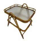 Vintage Rotan Tafel Bijzettafel Rohe Noordwolde Jaren 60 thumbnail 13