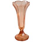 Artdeco Vaas Rosaline Roze Glas 1930’s thumbnail 2