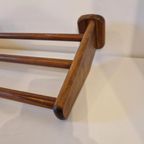 Vintage Houten Keukenrek Pannenrek Handdoek Rekje Wandrek thumbnail 6