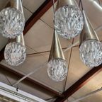 Vintage Hanglamp / Luster Iceglas Kaiser Leuchten thumbnail 5