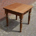 Grenenhouten Eettafel Vierkant thumbnail 2