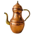 Vintage Theepot Koper En Messing thumbnail 2