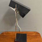 Black And Chrome Table Lamp By Josef Hurka For Napako 1960S thumbnail 2