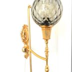 Vintage Wandlamp Lamp Jaren 70 / 80 Glas Goud thumbnail 4