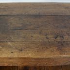 Mooie Antieke Eind 19e Eeuwse Balie/ Dressoir/ Presentatie Tafel Met Een Lade thumbnail 7