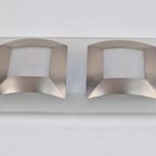 Vintage Wandlamp Vibia Design Postmodern ´80 Glas Metaal thumbnail 7