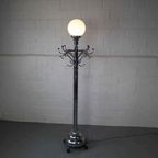 Large Art Deco Coat Rack/Floor Lamp thumbnail 3