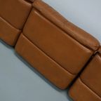 Vintage Cognac Leren Modulaire Hoekbank Van <<<brand>>>, Duitsland 1970 thumbnail 12