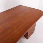 1960’s Danish Mid-century Modern Teak Desk From Frode Holm thumbnail 8