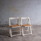 Pair Of Trieste Folding Chairs By Aldo Jacober thumbnail 2