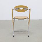 4x Postmoderne Klapstoel, Ruud-jan Kokke <<<brand>>>, 1980s thumbnail 6