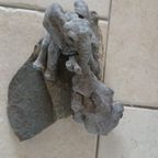 2x Beeld Olifant Sculpture Ornament Moederdag thumbnail 3