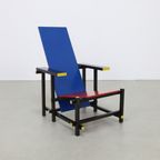 Dutch Bauhaus Lounge Chair In The Style Of Gerrit Rietveld thumbnail 2
