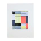 Offset Litho Naar Piet Mondriaan Compositie I 56/200 Kunstdruk thumbnail 3