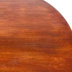 Vintage Houten Ronde Salontafel Jaren 60 Design thumbnail 10