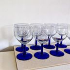 8X Wijnglas Donkerblauwe Steel Luminarc thumbnail 4