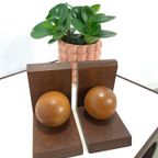 Vintage Oude Houten Boekensteun thumbnail 6