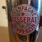 Art Deco 1930 Vintage Champagnekoeler Wijnkoeler Besserat De Bellefon thumbnail 11