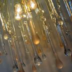 3 Stuks ! Vintage Roze Murano Teardrop Hanglampen Pegels Italiaans thumbnail 5