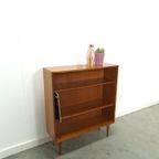 Noten Fineer Boekenkast Lp Kast Met Legplanken Nr. 1 thumbnail 13