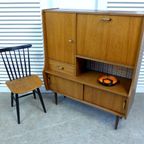Prachtige Midcentury Retro Vintage Highboard Kastje thumbnail 14