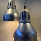 2x Vintage Hanglampen Schréder thumbnail 2