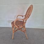 Vintage Boho Rotan Bamboe Stoel thumbnail 6