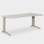 Solidesk Elektrisch Bureau, Lichtgrijs Blad, 180 X 80/90 Cm, Hoogte Instelbaar Onderstel, (Let Op thumbnail 2