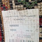 Vintage Perzisch Tapijt Hamadan Oosters Vloerkleed Handmade thumbnail 6
