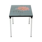 Kleine Keramische Tegeltafel Chroom Adri Belarti Oranje Bloem 47Cm thumbnail 11