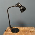 Zwarte Rademacher Bureaulamp Met Kleine Emaille Kap thumbnail 3