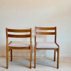 Set 4 Stoere Vintage Deense Eetkamerstoelen Jaren 60 thumbnail 10
