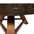 Vintage Salontafel Rond Brutalist Jaren 60 Minimalist Design thumbnail 14