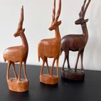 Houten Antilope, Mid Century thumbnail 4